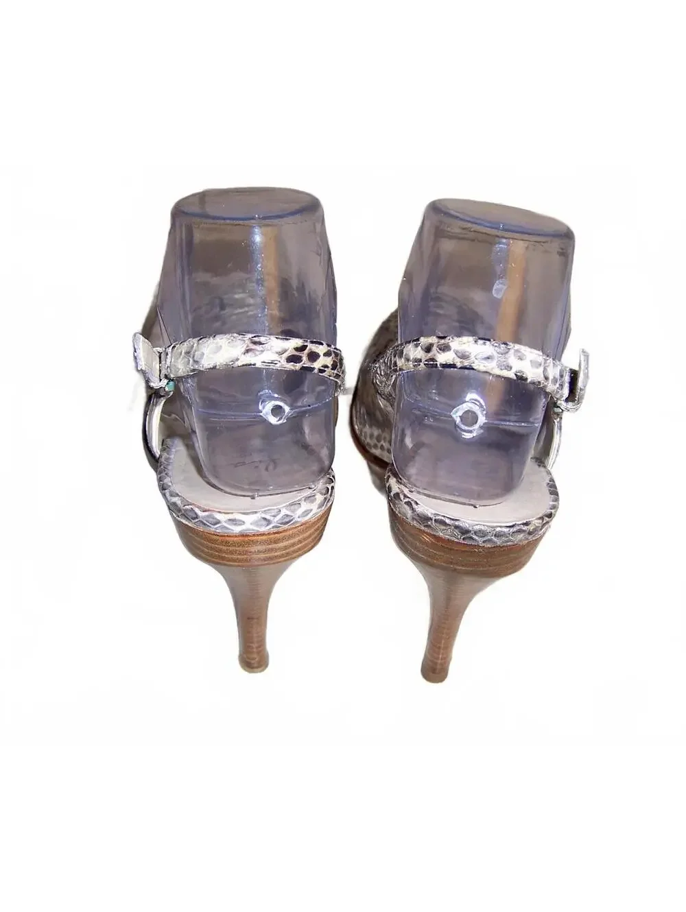Lisa for Donald J Pliner Ickett Snakeskin Platform Heels 8M